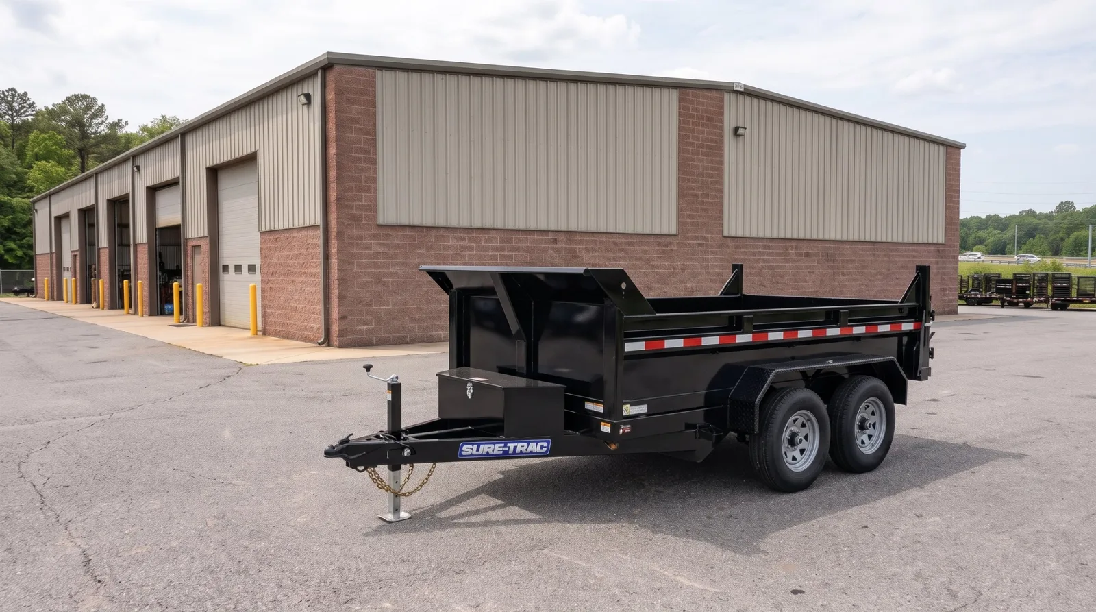 6x12 10K Dump Trailer for rent at IronBay Rentals in Columbia, MD