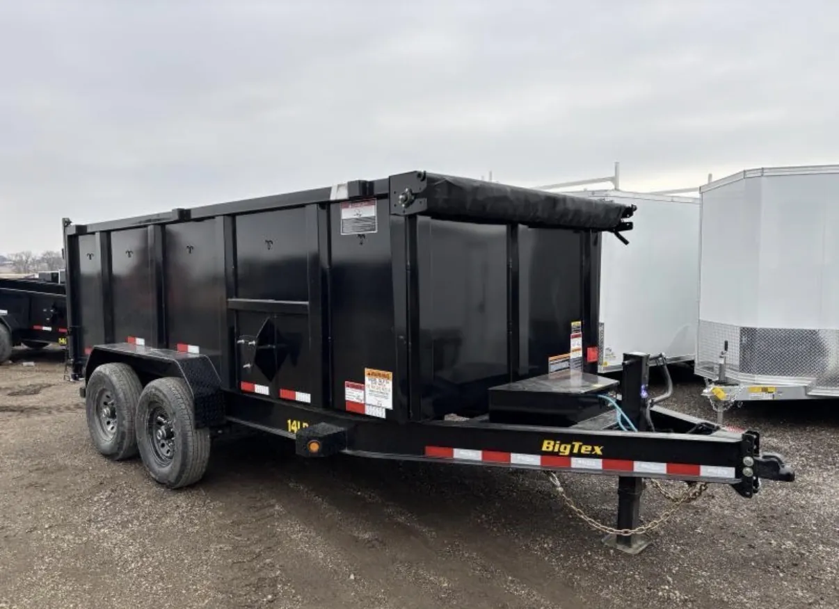 7x16 14K Dump Trailer for rent at IronBay Rentals in Columbia, MD